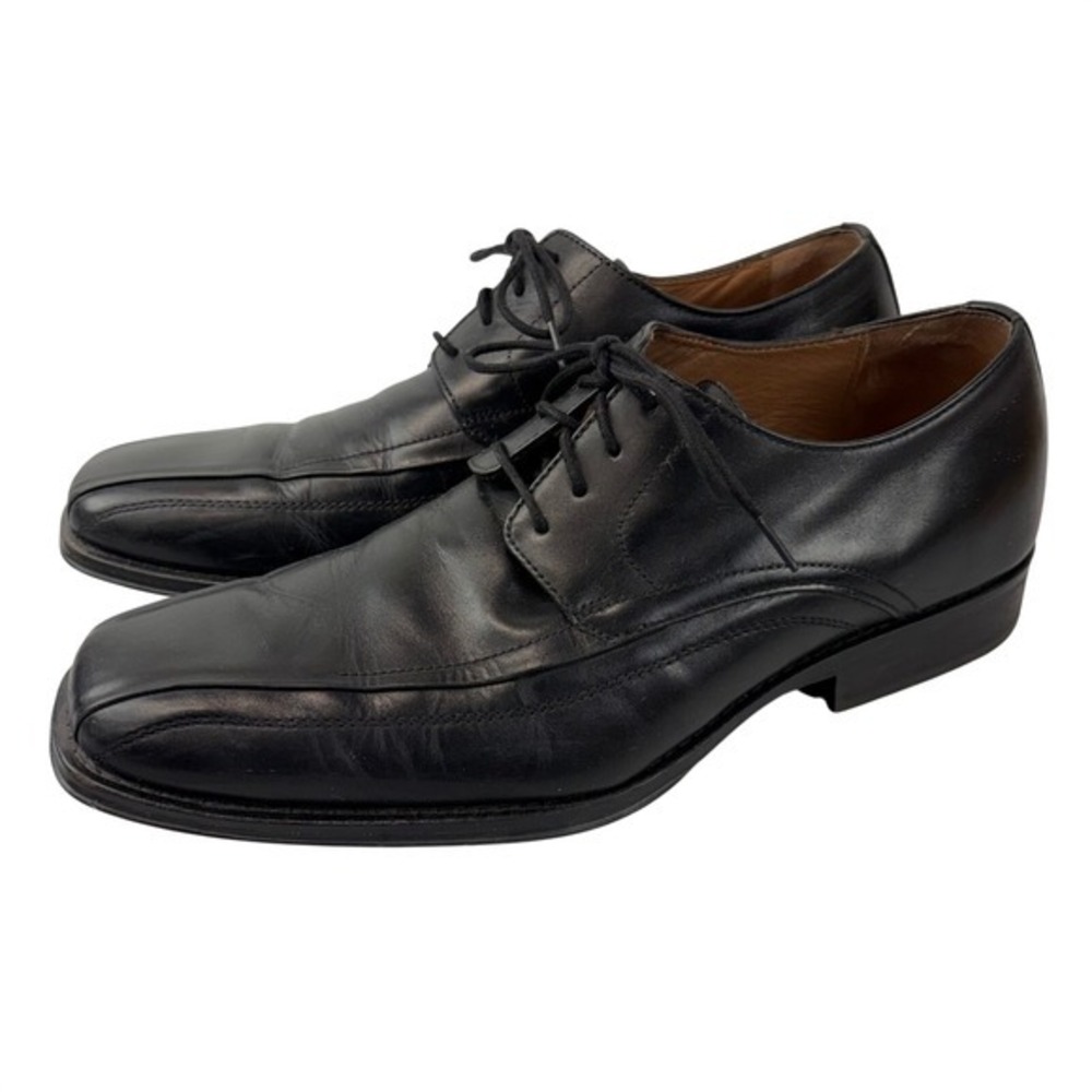 Johnston & Murphy Mens Dress Shoes 13M Black Leather 20-6461 Oxfords